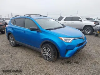 2018 Toyota RAV4 LE with VIN JTMBFREVXJJ739954, listed as a IAAI auction lot 41739873 with 13,726 mi miles. Bid and sale history available at carsss.com. Image 1.