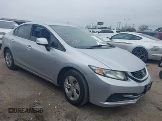 2013 Honda Civic LX with VIN 2HGFB2F54DH593805, listed as a IAAI auction lot 41561436 with 139,651 mi miles and . Bid and sale history available at DreamBid. Image 1.