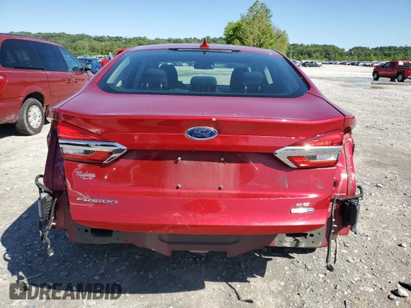 2020 Ford Fusion SE с VIN 3FA6P0T92LR121185, выставлен на аукционе Copart как лот 57256565 с пробегом 87 727 миль миль и Списание • Salvage title. История ставок и продаж доступна на DreamBid. Изображение 6.
