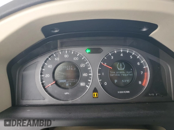 2007 Volvo S80 I6 with VIN YV1AS982971031562, listed as a Copart auction lot 49044255 with 135,237 mi miles and Salvage Title. Bid and sale history available at carsss.com. Image 9.