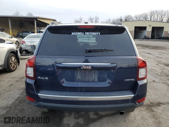 2015 Jeep Compass Limited with VIN 1C4NJDCB4FD168314, listed as a Copart auction lot 85236134 with 133,653 mi miles and Clean Title. Bid and sale history available at carsss.com. Image 6.