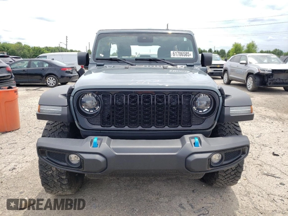 2024 Jeep Wrangler Sport S with VIN 1C4RJXN61RW192288, listed as a Copart auction lot 61786585 with 18,494 mi miles and Salvage title. Bid and sale history available at DreamBid. Image 5.