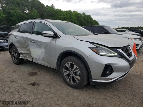 2023 Nissan Murano SV with VIN 5N1AZ2BJ0PC127363, listed as a Copart auction lot 53922405 with 31,386 mi miles and Non Repairable. Bid and sale history available at carsss.com. Image 4.