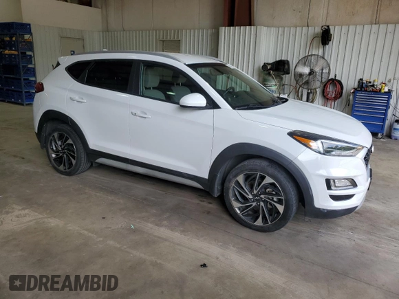 2020 Hyundai Tucson SEL with VIN KM8J3CAL3LU165684, listed as a Copart auction lot 53529695 with 88,213 mi miles and Clean title. Bid and sale history available at DreamBid. Image 4.
