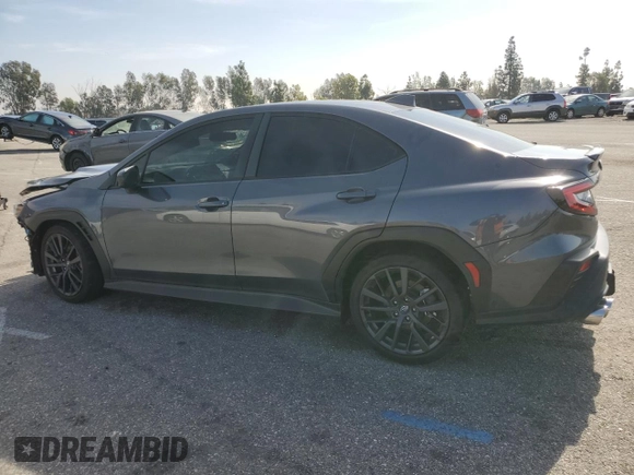 2023 Subaru WRX Premium with VIN JF1VBAF62P9814440, listed as a Copart auction lot 45553975 with 24,707 mi miles and Salvage Title. Bid and sale history available at carsss.com. Image 2.