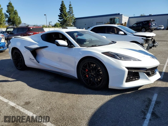 2024 Chevrolet Corvette 1LZ with VIN 1G1YD2D31R5603412, listed as a Copart auction lot 81945044 with Not Provided miles and Salvage Title. Bid and sale history available at DreamBid. Image 4.