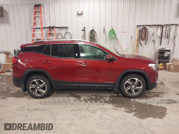 2019 GMC Terrain SLT with VIN 3GKALVEV7KL191858, listed as a IAAI auction lot 41557739 with 114,864 mi miles. Bid and sale history available at carsss.com. Image 13.