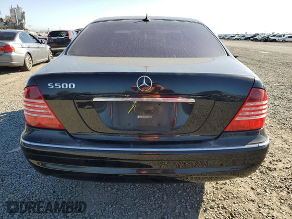 2006 Mercedes-Benz S-Class 4.3L with VIN WDBNG70J16A477878, listed as a Copart auction lot 46888455 with 204,950 mi miles and Clean Title. Bid and sale history available at carsss.com. Image 6.