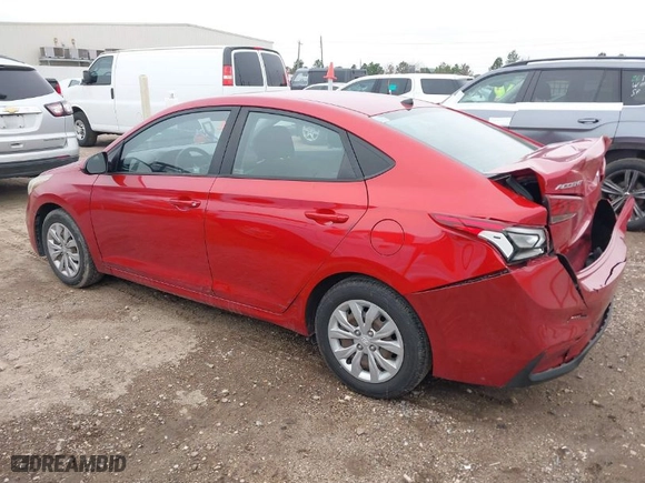 2020 Hyundai Accent SE with VIN 3KPC24A67LE109942, listed as a IAAI auction lot 41518147 with 42,776 mi miles. Bid and sale history available at carsss.com. Image 14.