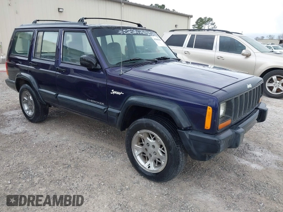 1998 Jeep Cherokee Sport with VIN 1J4FT68S2WL237956, listed as a IAAI auction lot 41846188 with 1 mi miles. Bid and sale history available at carsss.com. Image 1.