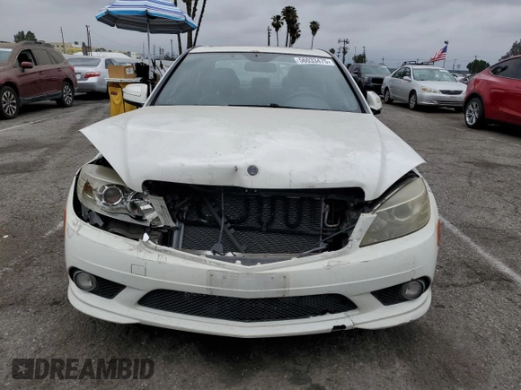 2008 Mercedes-Benz C 300 Sport with VIN WDDGF54X18R021664, listed as a Copart auction lot 56033475 with 297,036 mi miles and Salvage title. Bid and sale history available at DreamBid. Image 5.