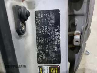 2007 Kia Optima EX with VIN KNAGE124675137864, listed as a Copart auction lot 87433434 with 141,682 mi miles and Salvage Title. Bid and sale history available at carsss.com. Image 12.