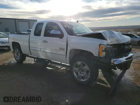 2010 Chevrolet Silverado 1500 LT with VIN 1GCSCSE03AZ230388, listed as a Copart auction lot 43829685 with 193,166 mi miles and Salvage Title. Bid and sale history available at DreamBid. Image 4.