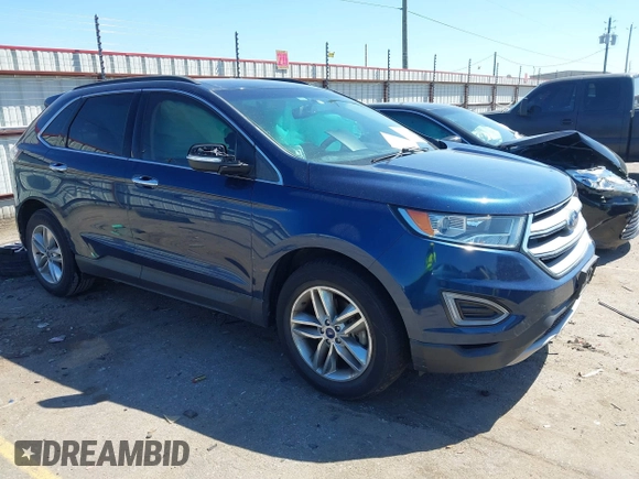 2017 Ford Edge SEL with VIN 2FMPK3J96HBC43860, listed as a IAAI auction lot 41775444 with 95,266 mi miles. Bid and sale history available at carsss.com. Image 1.