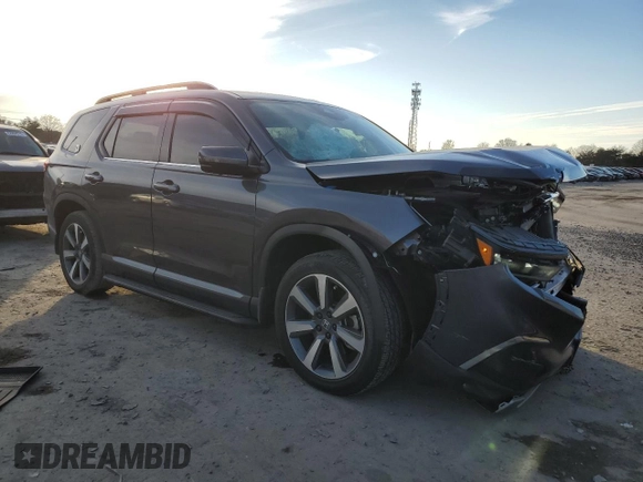 2023 Honda Pilot Elite with VIN 5FNYG1H82PB046598, listed as a Copart auction lot 42170175 with 35,894 mi miles and Salvage Title. Bid and sale history available at carsss.com. Image 4.