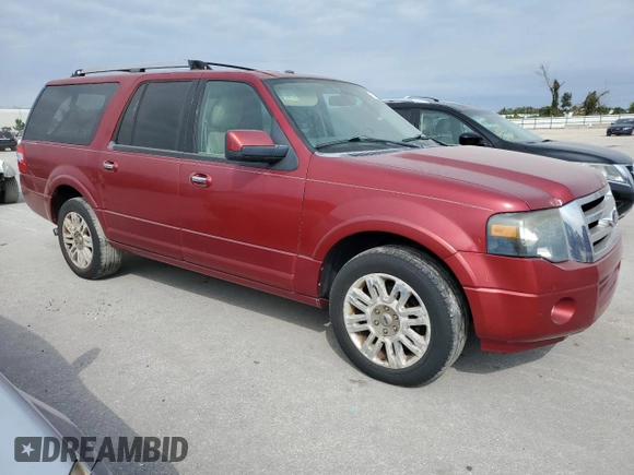 2014 Ford Expedition EL Limited with VIN 1FMJK1K52EEF29288, listed as a Copart auction lot 76174024 with 134,263 mi miles and Salvage Title. Bid and sale history available at carsss.com. Image 4.