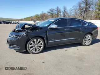 2015 Chevrolet Impala LTZ with VIN 2G1165S30F9291324, listed as a Copart auction lot 53556635 with 115,340 mi miles and Salvage Title. Bid and sale history available at DreamBid. Image 1.