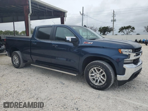 2021 Chevrolet Silverado 1500 LT with VIN 3GCUYDET2MG286536, listed as a Copart auction lot 79515474 with 53,626 mi miles and Salvage Title. Bid and sale history available at carsss.com. Image 4.