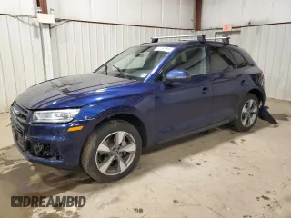2020 Audi Q5 Premium with VIN WA1ANAFY5L2086112, listed as a Copart auction lot 51587865 with 57,984 mi miles and Salvage Title. Bid and sale history available at carsss.com. Image 1.