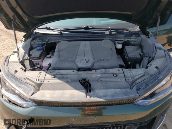 2023 Kia EV6 Wind with VIN KNDC3DLC9P5151238, listed as a Copart auction lot 65168714 with 9,521 mi miles and Salvage Title. Bid and sale history available at carsss.com. Image 12.