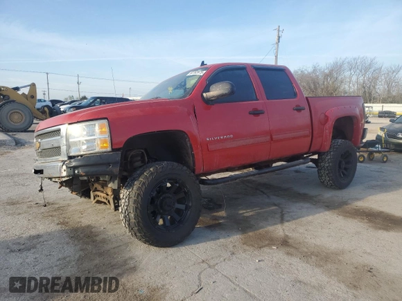 2012 Chevrolet Silverado 1500 with VIN 3GCUCSE23CG135052, listed as a Copart auction lot 50792975 with 139,749 mi miles and Clean Title. Bid and sale history available at DreamBid. Image 1.