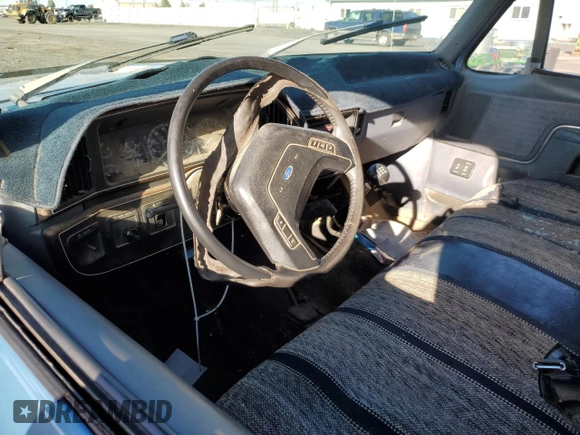 1991 Ford F-250 with VIN 2FTHF26G8MCA54999, listed as a Copart auction lot 80223084 with 445,684 mi miles and Salvage Title. Bid and sale history available at DreamBid. Image 8.