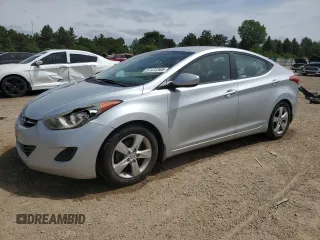 2013 Hyundai Elantra GLS with VIN 5NPDH4AE5DH242979, listed as a Copart auction lot 57472365 with 135,821 mi miles and Salvage title. Bid and sale history available at DreamBid. Image 1.