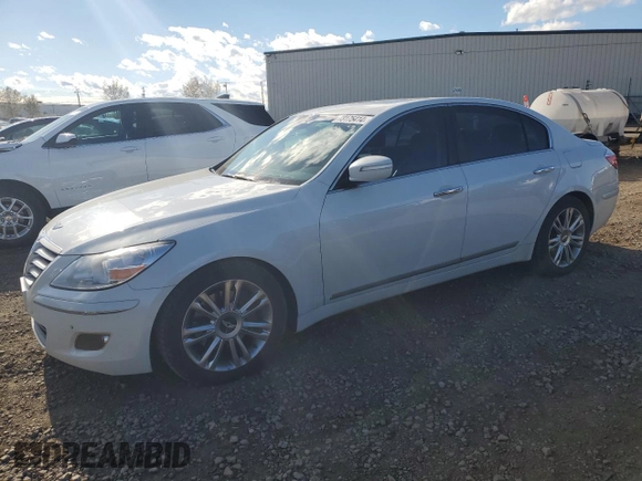 2009 Hyundai Genesis with VIN KMHGC46F49U040253, listed as a Copart auction lot 73175414 with 205,915 mi miles and Clean Title. Bid and sale history available at carsss.com. Image 1.