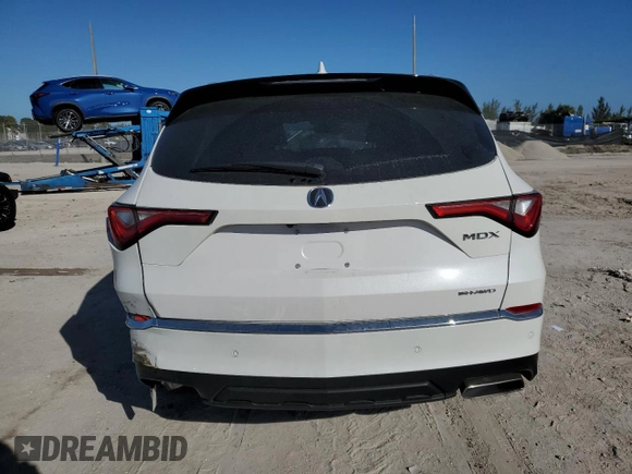 2024 Acura MDX Advance with VIN 5J8YE1H89RL000113, listed as a Copart auction lot 87325524 with 11,533 mi miles and Salvage title. Bid and sale history available at DreamBid. Image 6.
