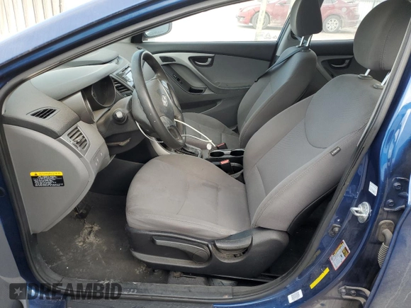 2016 Hyundai Elantra SE with VIN 5NPDH4AE9GH752076, listed as a Copart auction lot 86973604 with 115,268 mi miles and Clean Title. Bid and sale history available at DreamBid. Image 7.