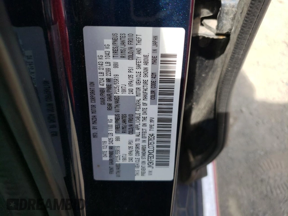 2020 Mazda CX-5 Grand Touring with VIN JM3KFBDM0L0767634, listed as a Copart auction lot 54433935 with 57,901 mi miles and Salvage Title. Bid and sale history available at carsss.com. Image 13.