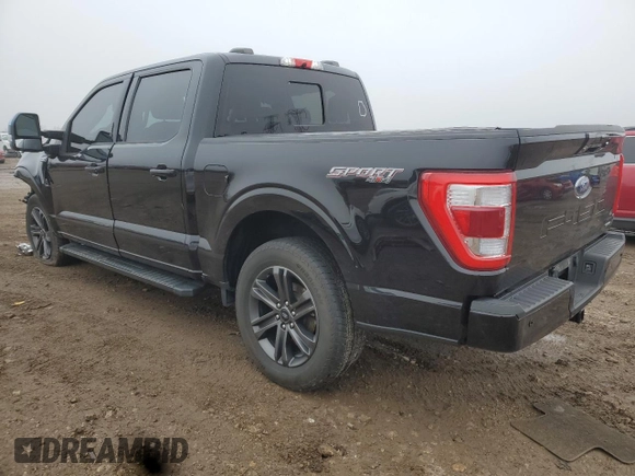 2022 Ford F-150 XL with VIN 1FTEW1EP8NKD74609, listed as a Copart auction lot 43643625 with 36,703 mi miles and Salvage Title. Bid and sale history available at DreamBid. Image 2.