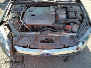 2010 Ford Fusion Hybrid with VIN 3FADP0L33AR350233, listed as a Copart auction lot 59639725 with 96,587 mi miles and Salvage title. Bid and sale history available at DreamBid. Image 11.