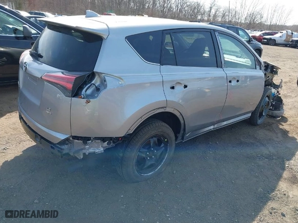 2017 Toyota RAV4 LE with VIN 2T3BFREV2HW688140, listed as a IAAI auction lot 41783095 with 93,652 mi miles. Bid and sale history available at carsss.com. Image 4.