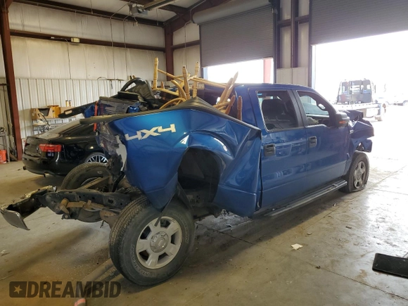 2012 Ford F-150 XL with VIN 1FTFW1ET5CFA59595, listed as a Copart auction lot 55673103 with Not provided miles and Salvage title. Bid and sale history available at DreamBid. Image 3.