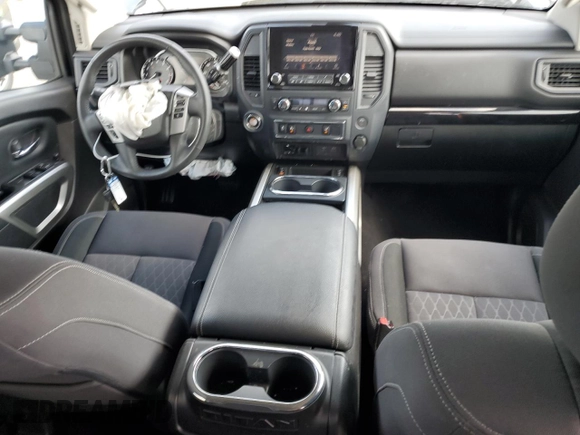 2024 Nissan Titan SV with VIN 1N6AA1EF5RN116182, listed as a Copart auction lot 59593725 with 14,201 mi miles and Salvage title. Bid and sale history available at DreamBid. Image 8.