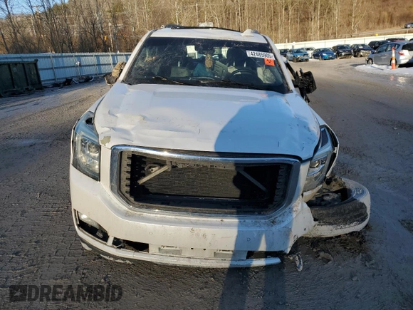 2016 GMC Yukon Denali with VIN 1GKS2CKJ6GR293441, listed as a Copart auction lot 42485905 with 0 mi miles and Salvage Title. Bid and sale history available at carsss.com. Image 5.