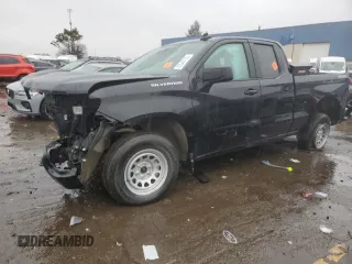 2024 Chevrolet Silverado 1500 Work Truck with VIN 1GCRDAEK0RZ198633, listed as a Copart auction lot 43549725 with Not Provided miles and Non Repairable. Bid and sale history available at DreamBid. Image 1.