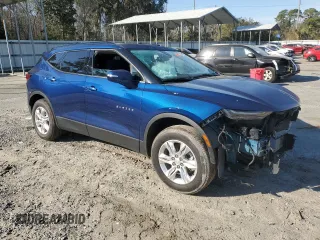 2022 Chevrolet Blazer LT with VIN 3GNKBHR40NS197220, listed as a Copart auction lot 48719685 with 31,199 mi miles and Salvage title. Bid and sale history available at DreamBid. Image 4.