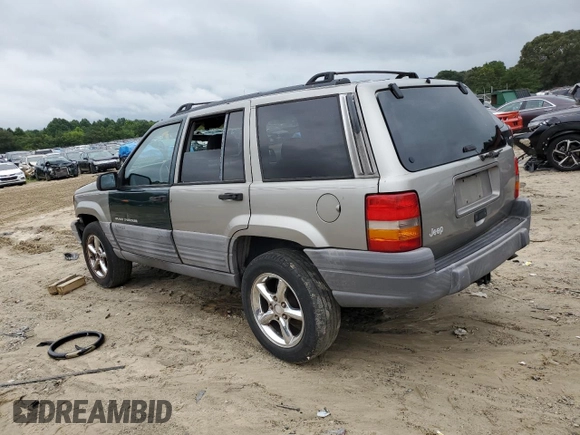 1998 Jeep Grand Cherokee Laredo with VIN 1J4FX58S7WC350624, listed as a Copart auction lot 63063624 with 0 mi miles and Salvage Title. Bid and sale history available at carsss.com. Image 2.