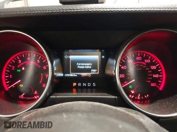 2018 Ford Mustang EcoBoost Premium with VIN 1FATP8UH7J5133467, listed as a IAAI auction lot 41091803 with 75,788 mi miles and . Bid and sale history available at carsss.com. Image 7.