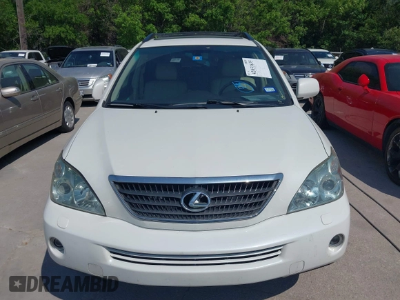 2006 Lexus RX 400h with VIN JTJHW31U560034896, listed as a IAAI auction lot 42053635 with 189,409 mi miles and . Bid and sale history available at DreamBid. Image 6.