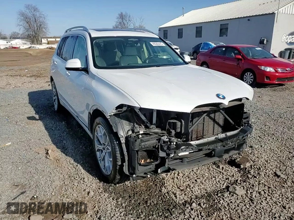 2019 BMW X7 xDrive40i with VIN 5UXCW2C50KL086103, listed as a Copart auction lot 48360425 with 151,031 mi miles and Salvage Title. Bid and sale history available at carsss.com. Image 14.