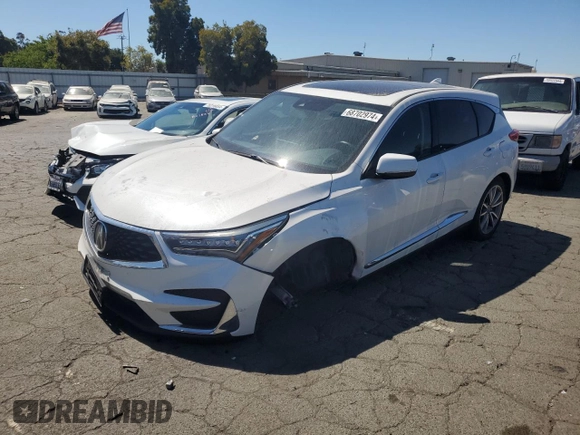 2020 Acura RDX w/Technology Pkg with VIN 5J8TC2H50LL030149, listed as a Copart auction lot 68702974 with 29,809 mi miles and Salvage Title. Bid and sale history available at carsss.com. Image 1.