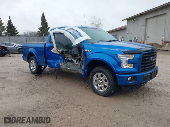 2016 Ford F-150 XLT with VIN 1FTEX1EP8GFC72915, listed as a IAAI auction lot 41199838 with 162,534 mi miles. Bid and sale history available at carsss.com. Image 1.