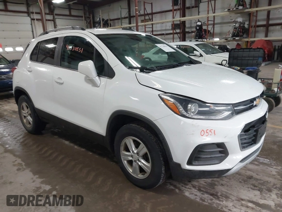 2017 Chevrolet Trax LT with VIN 3GNCJPSB8HL140918, listed as a IAAI auction lot 41730551 with 114,220 mi miles and . Bid and sale history available at carsss.com. Image 1.