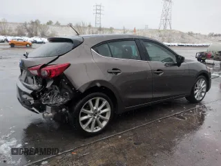 2017 Mazda 3 Touring with VIN 3MZBN1L70HM117494, listed as a Copart auction lot 53679635 with 127,751 mi miles and Salvage Title. Bid and sale history available at DreamBid. Image 3.
