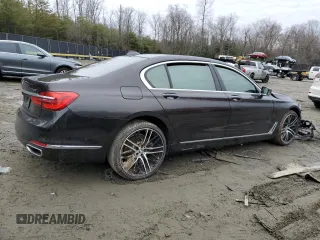 2017 BMW 7 Series 740i with VIN WBA7E2C36HG740749, listed as a Copart auction lot 39083573 with 0 mi miles. Bid and sale history available at carsss.com. Image 3.