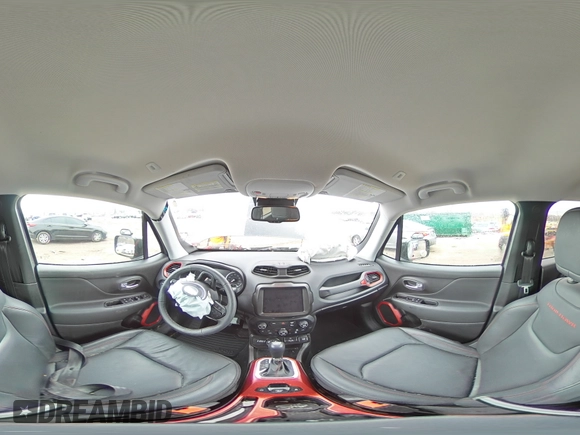 2022 Jeep Renegade Trailhawk with VIN ZACNJDC1XNPN79141, listed as a Copart auction lot 85864214 with 15,581 mi miles and Salvage Title. Bid and sale history available at DreamBid. Image 14.