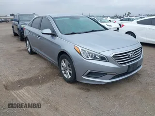 2017 Hyundai Sonata 2.4L with VIN 5NPE24AF1HH562921, listed as a IAAI auction lot 41883886 with 145,594 mi miles and . Bid and sale history available at carsss.com. Image 1.